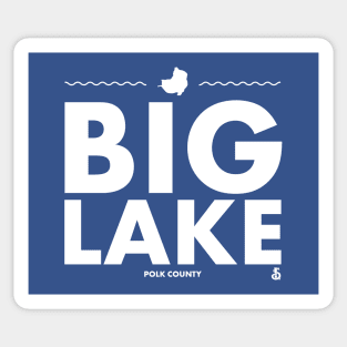 Polk County, Wisconsin - Big Lake Sticker